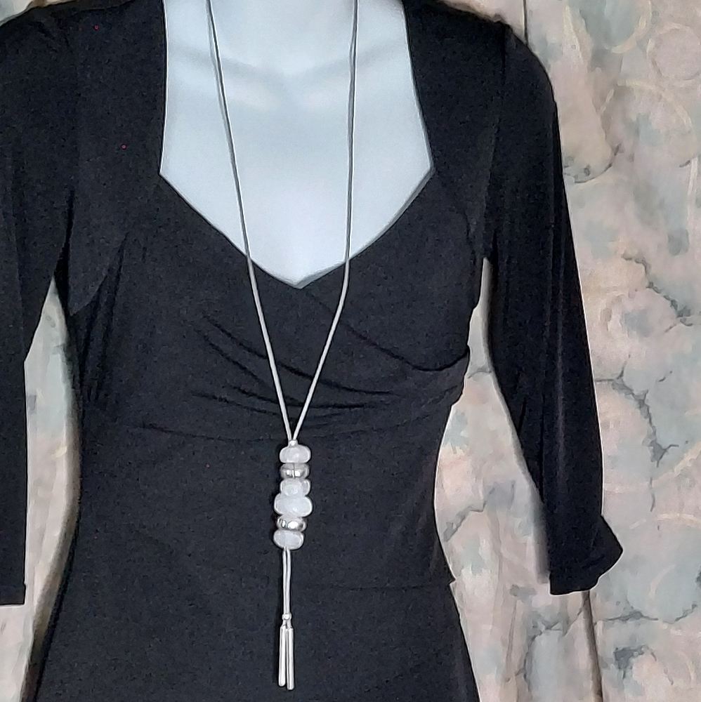 3/$15 NWT Nadine West beaded cord necklace